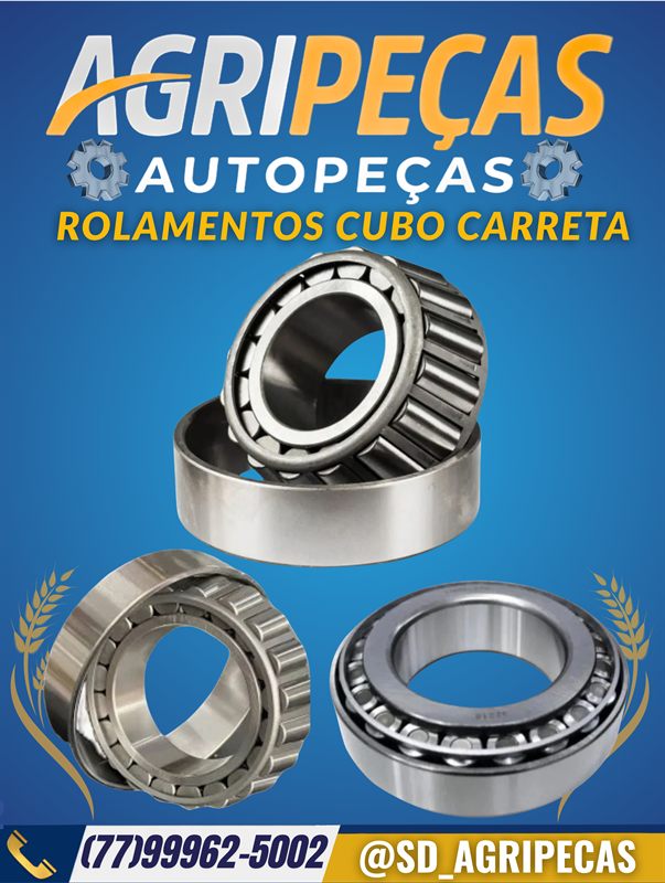 ROLAMENTOS CUBO CARRETA